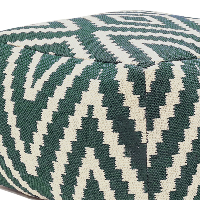 Darrion 55cm Wide Pouf Ottoman, Mint