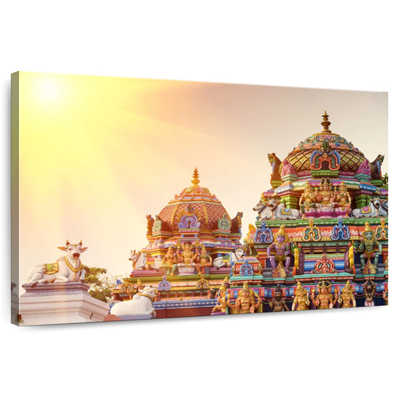 Adella Kapaleeshwarar Temple, 26" H x 39" W