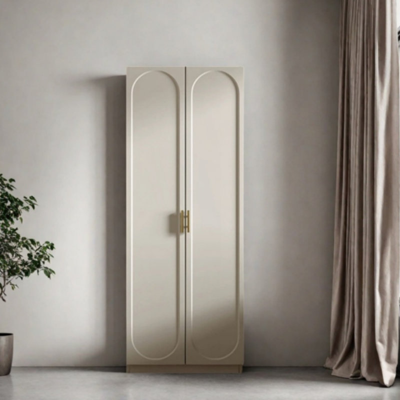 Classic Cream White Wardrobe