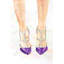 Talons hauts mauves - Imprimé mat encadré pour la décoration-1121847554