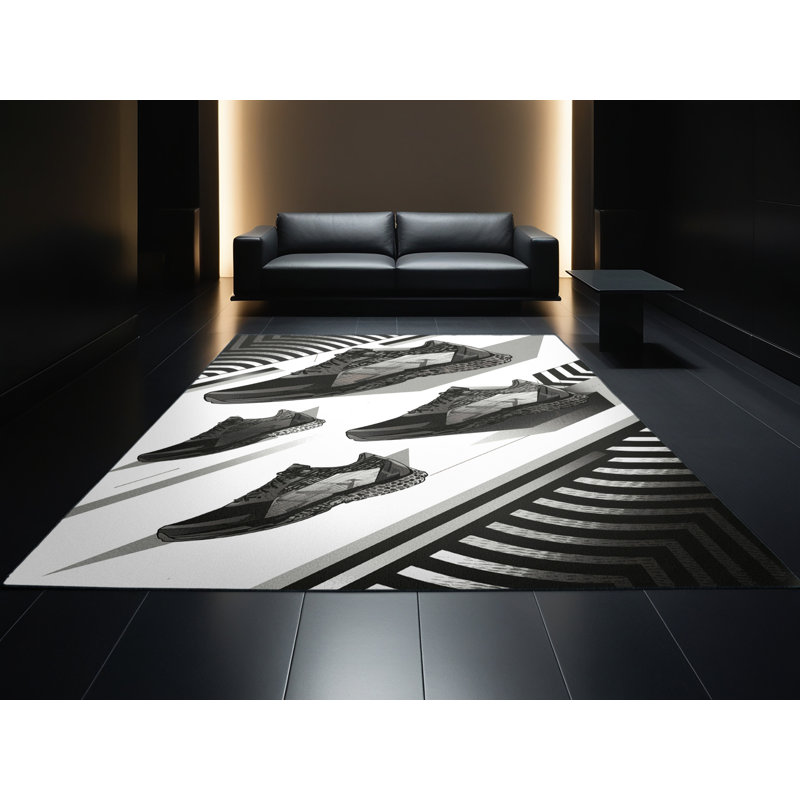 Tapis géométrique moderne élégant et chic Kramer, 6 X 9