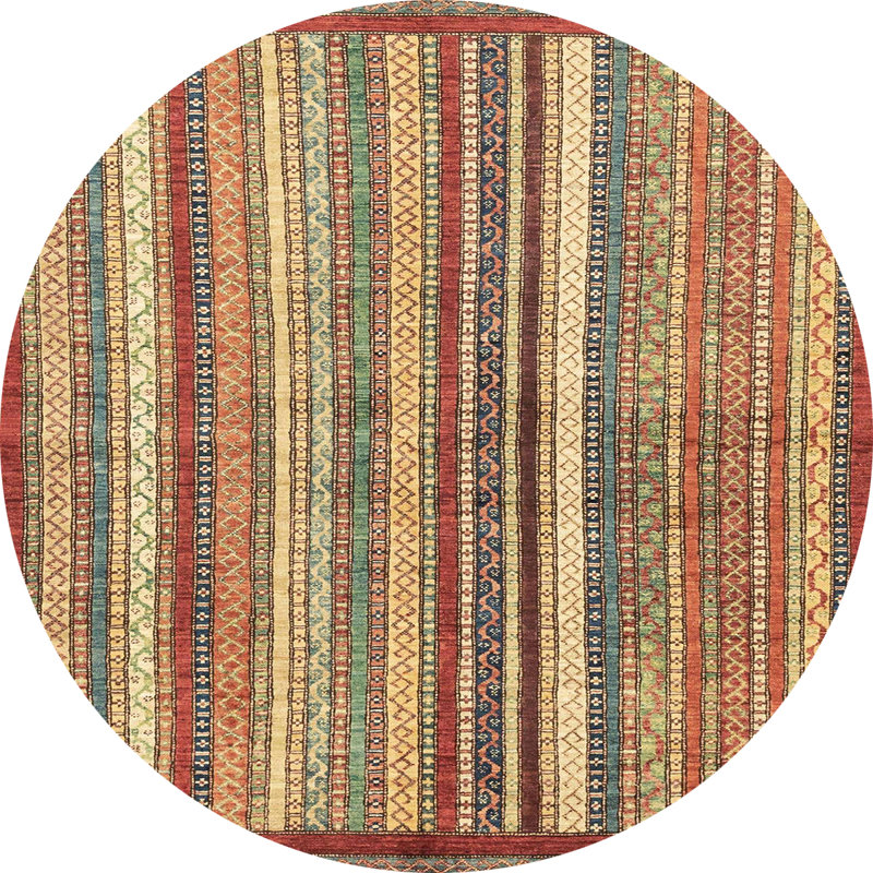 Abstract Indoor Rug, Round 3'