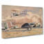 Whitley Bombers Sunning by Paul Nash - Wrapped Canvas-61881112