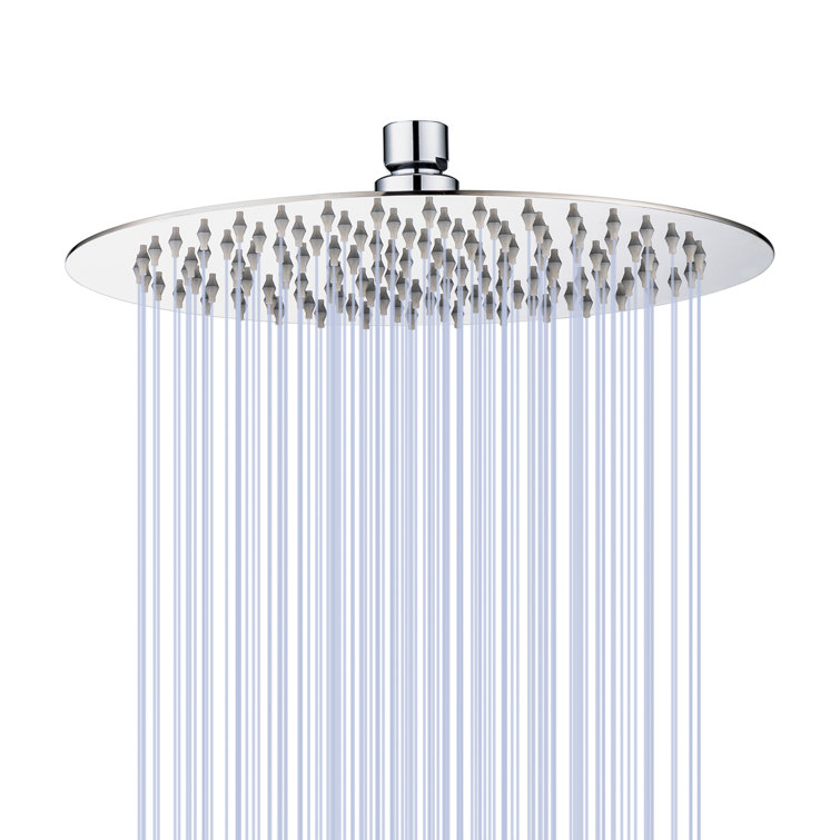 Rain Fixed Shower Head 2.5 GPM GPM