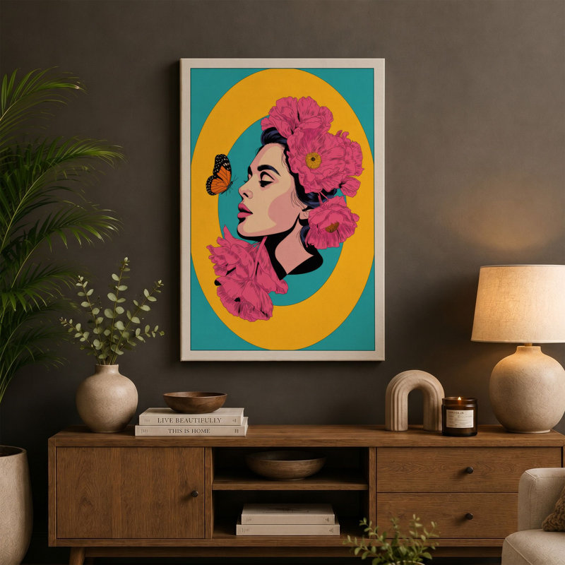 Print, 36x24 - 91.4 x 61.0 cm, Teal Border