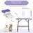 31'' H x 37'' W x 22'' D Metal Adjustable and Foldable Dog Folding Grooming Table