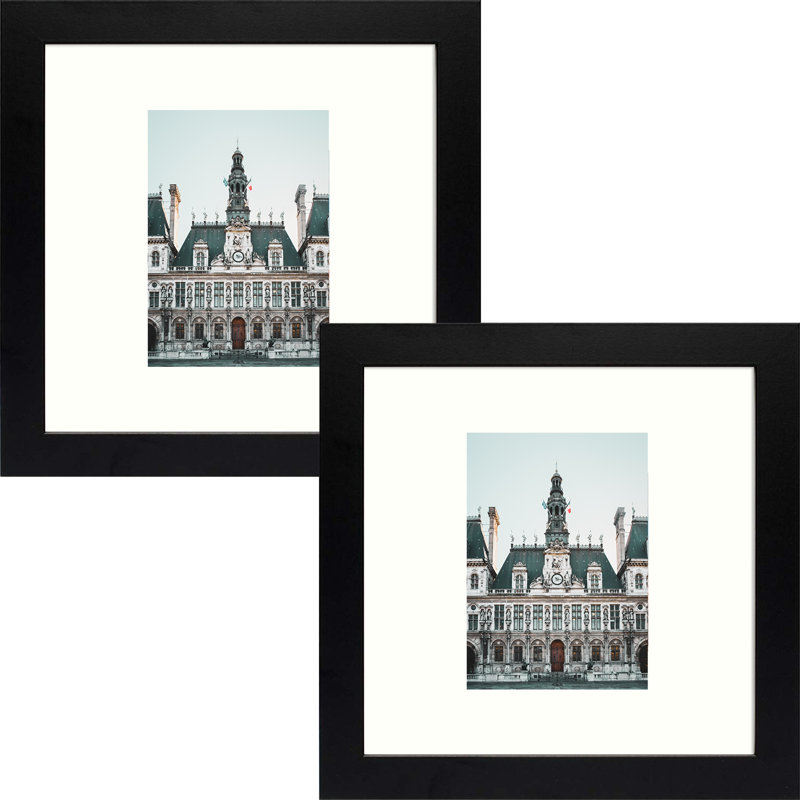 Arianamarie Black MDF Picture Frame with Mat