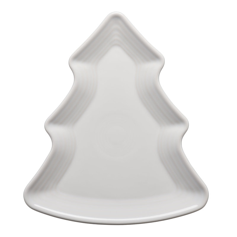 Fiesta Tree Plate, White