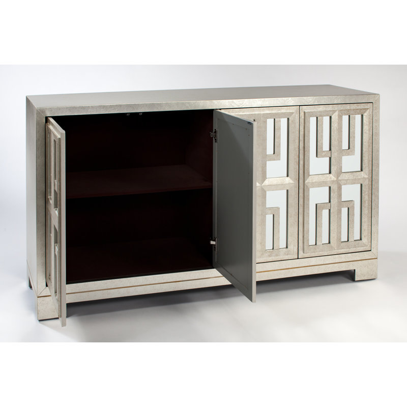68'' Sideboard, Silver/Champagne