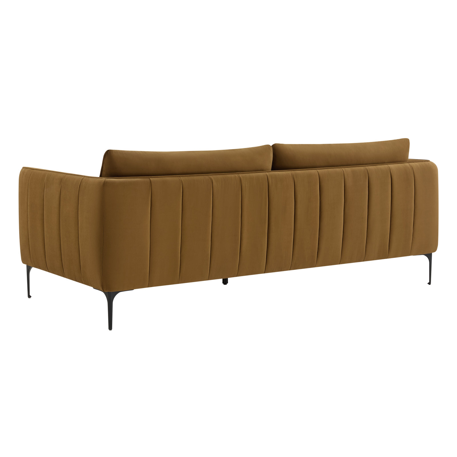 Rae 84'' Upholstered Sofa, Soren Ochre Performance Velvet