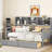 Gray Twin Daybed With Wood Slat Construction - Extra Storage, Functional Bedroom Addition Robust Support Additional Multi-Purpose Decor-925354762