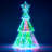 15 in Prismatic Iridescent Christmas Tree