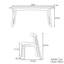Ensemble de table de salle à manger haut de gamme de luxe léger et minimaliste-106670475