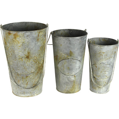 Metal Decorative Bin Set