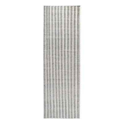 Whitby Hand Knotted Wool Geometric Area Rug in Gray/Ivory