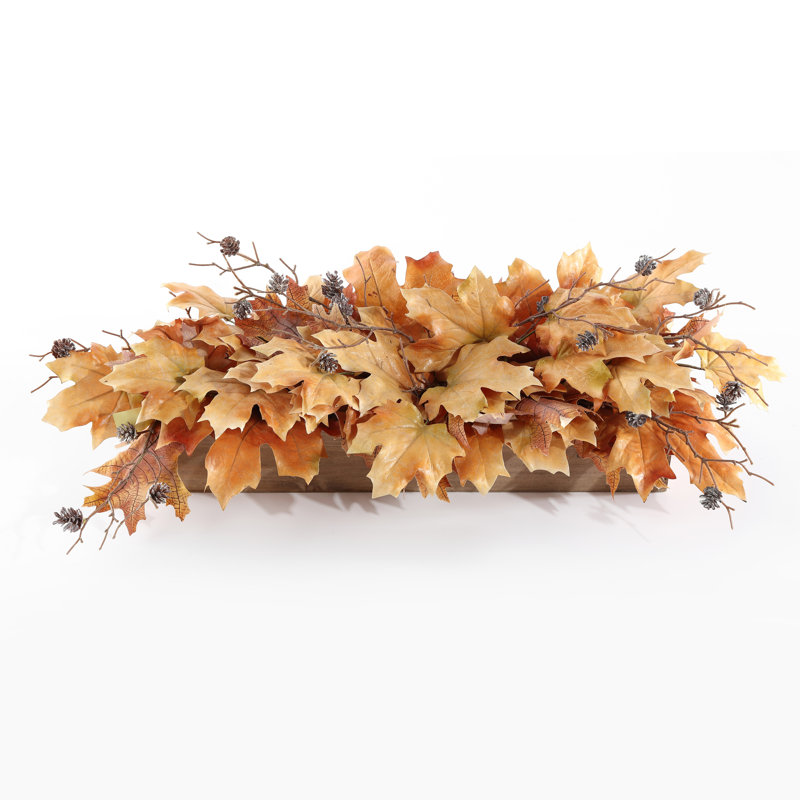 Fausse feuille d'érable en pot