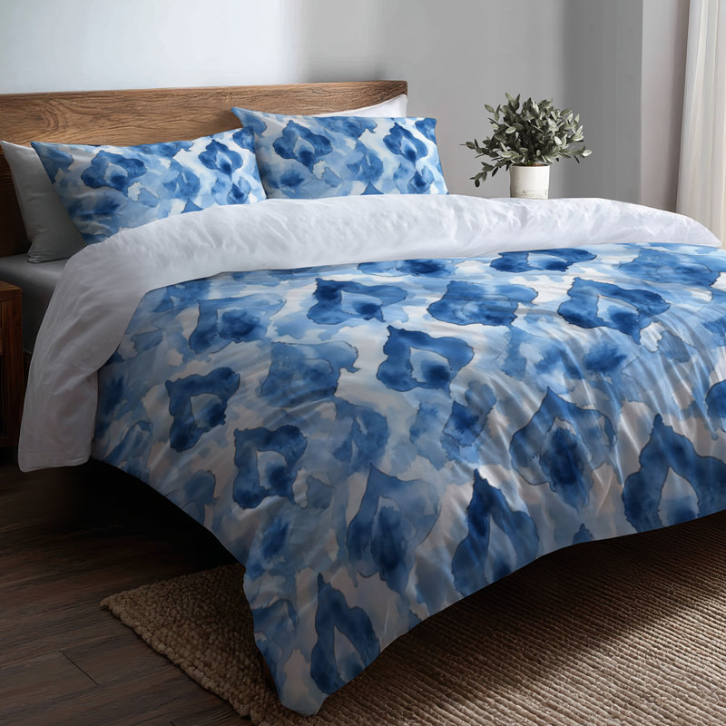 Ensemble d'édredon 6 pièces Coastal, Queen Comforter + 3 Additional Pieces