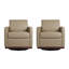 Fauteuil rembourré pivotant-1414379579
