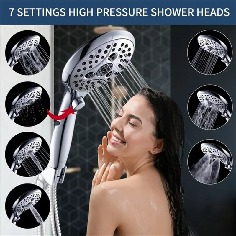 Pomme de douche à pluie double 1,75 GPM GPM