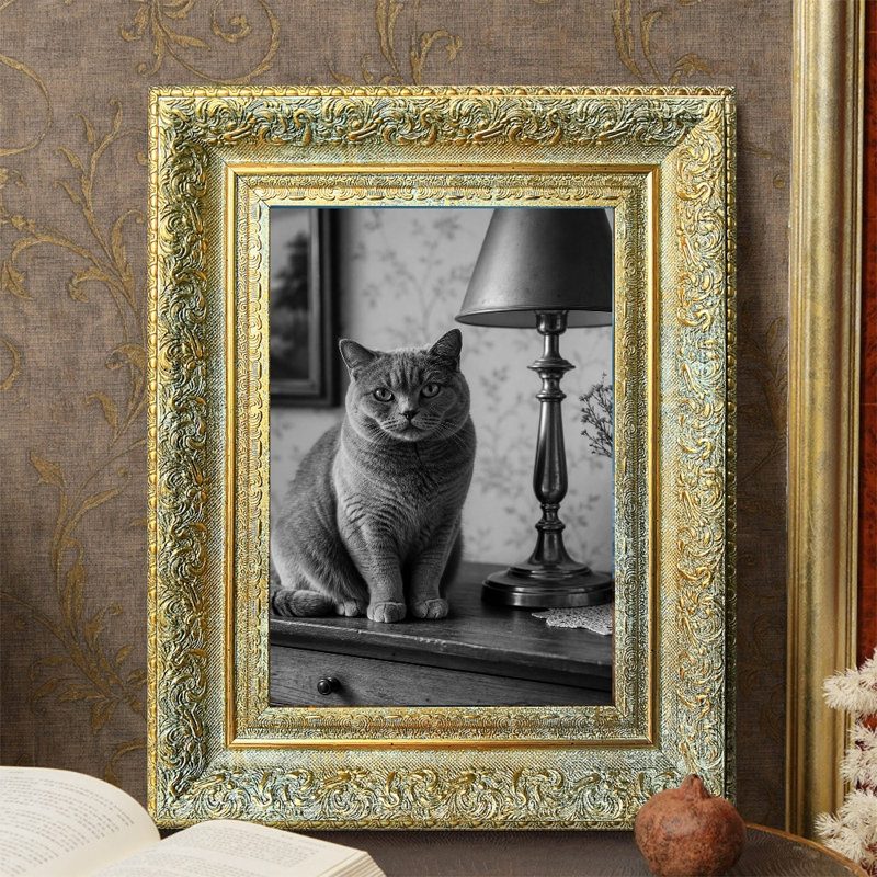 Cadre 3 pièces chaud antique doré pour photos et affichage de photos de tous les jours 8 po x 10 po, Antique Gold, 3