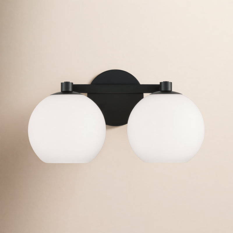 Ansley 2 - Light Dimmable Vanity Light, Matte Black