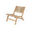 Chaise longue sans accoudoirs en bois d'acacia-1687562080