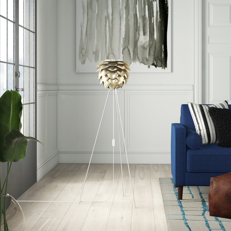 Beland 50'' Tripod Floor Lamp, White