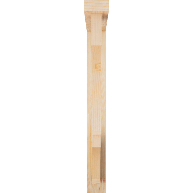 Support de bloc Balboa avec entretoise décalée, 32 x 28, Sapin Douglas de l 3 1/2 (lisse)