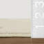 Tapis beige à poils longs et courts, relief lavable à la machine-2046241221