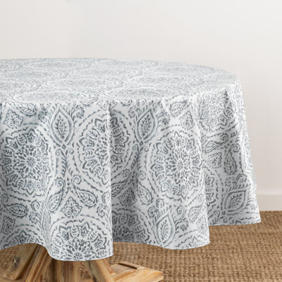 Savannah Paisley Vinyl Tablecloth