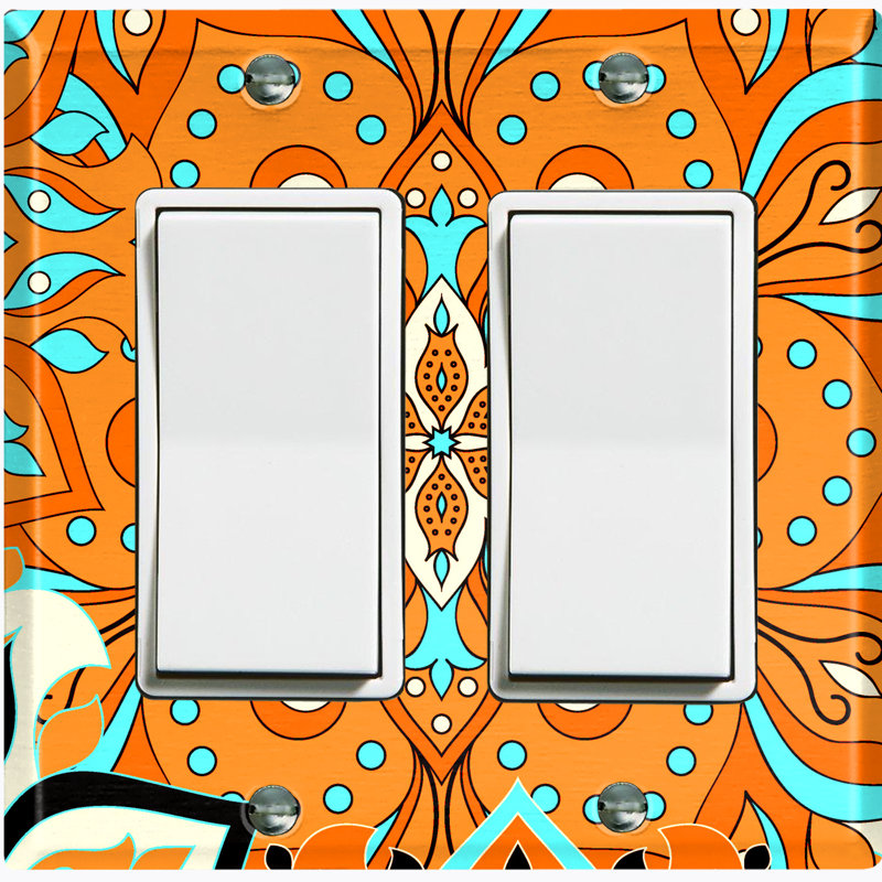Décorateur 2 bandes, Bleu/orange