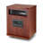 LifeSmart LifePro 6 Element 1500W Infrared Quartz Indoor Space Heater, Brown