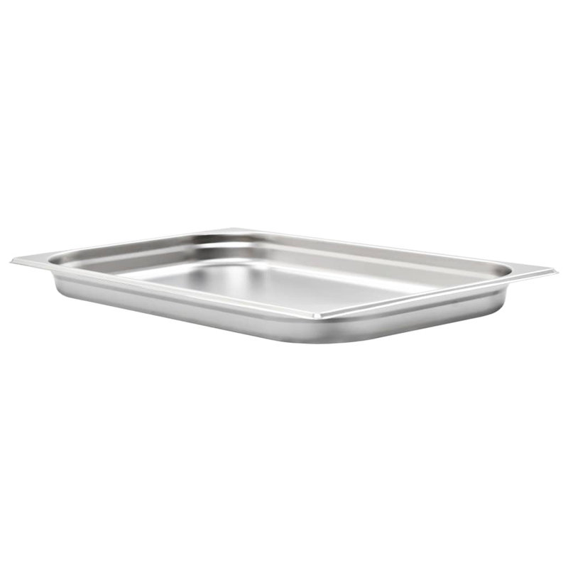 Stainless Steel Pan, 4cm H x 53cm W x 32.5cm D