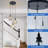 3 Light Dimmable Transparent Glass Pendant Light
