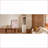 Bookcase 75'' Farmhouse 5-Tier with File Drawer &amp; Storage Cabinet, MDF White | Farmhouse | Living Room