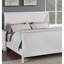 Cadre de chambre à coucher simple avec tête de lit et contreplaqué blanc-1566977738