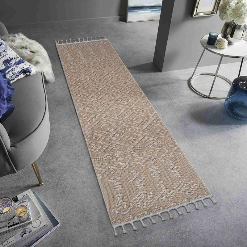 Tapis contemporain contemporain, Tapis de couloir 2 pi 2 po x 8 pi