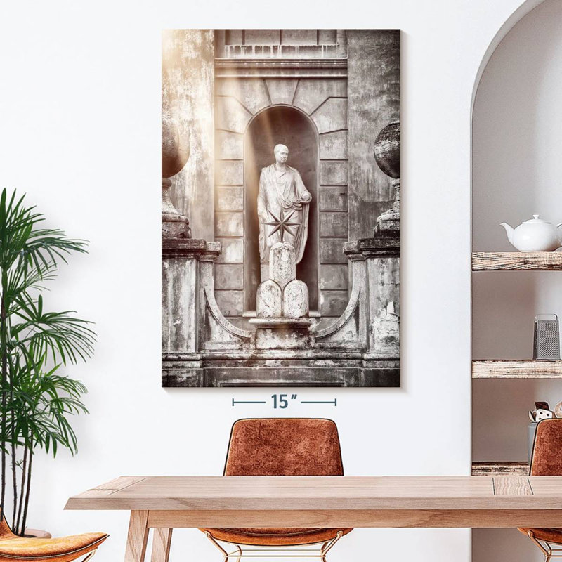 Dolce Vita Rome - Statue antique, H 51 po x l 34 po