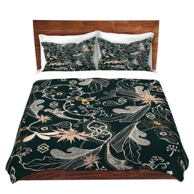 Polyester Floral Duvet Cover