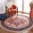 Chesnut Oriental Power Loom Ivory/Red Area Rug-1603547616