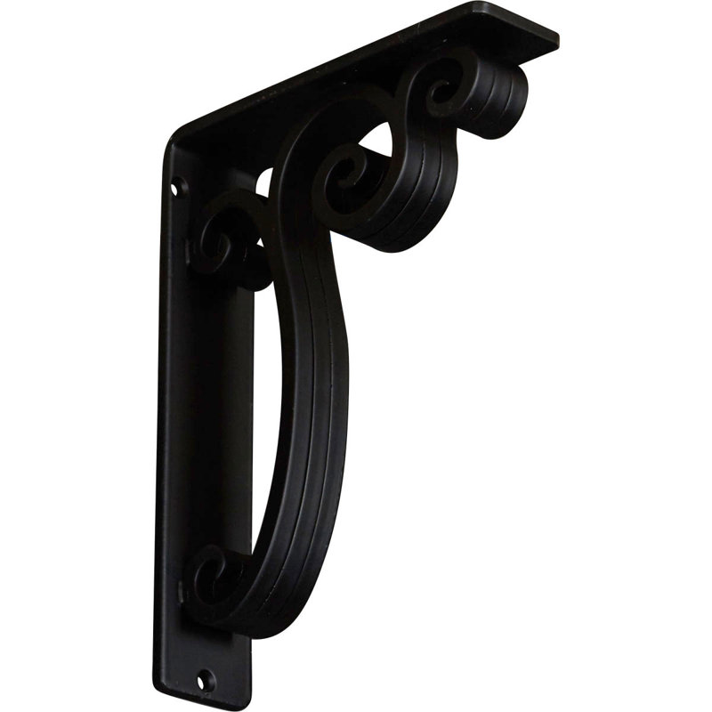 Support en fer forgé Avery, 2 po x 10 po