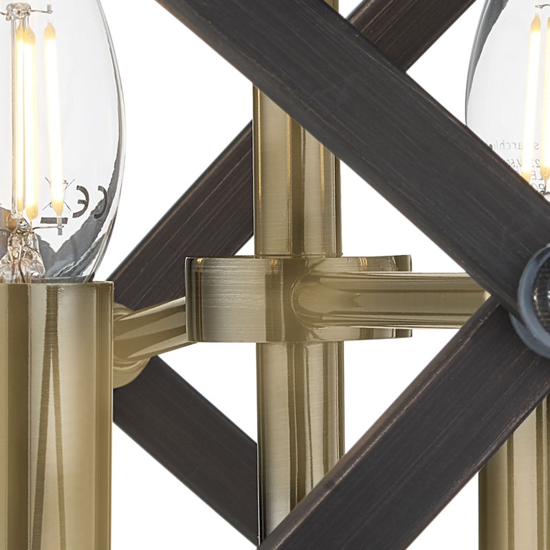 Pauling Semi Flush Mount, Bronze