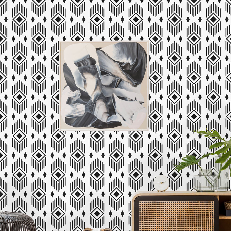 Rouleau de papier peint Tribal, L 16,67 po x l 25 po