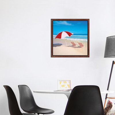 Bright Beach by Danita Delimont - Floater Frame Print on Canvas
