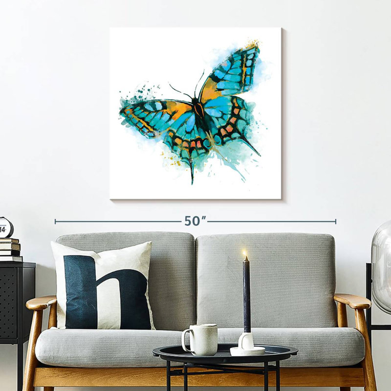 Crowle Butterfly Splash, 30" H x 30" W