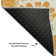 Tapis orange Cerrito AMF551 lavable à la machine de qualité supérieure