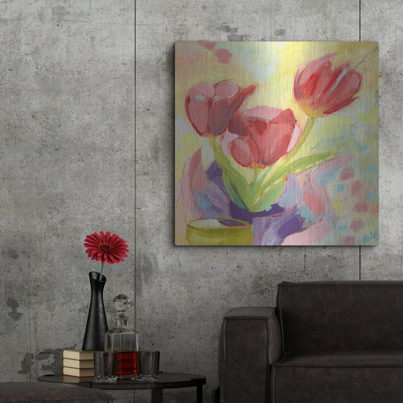 «Tulips No 3» par Ann Thompson Nemcosky, H 36 po x l 36 po