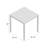Rubberwood Square Solid Wood Top with Solid Wood Base Dining Table-22164394