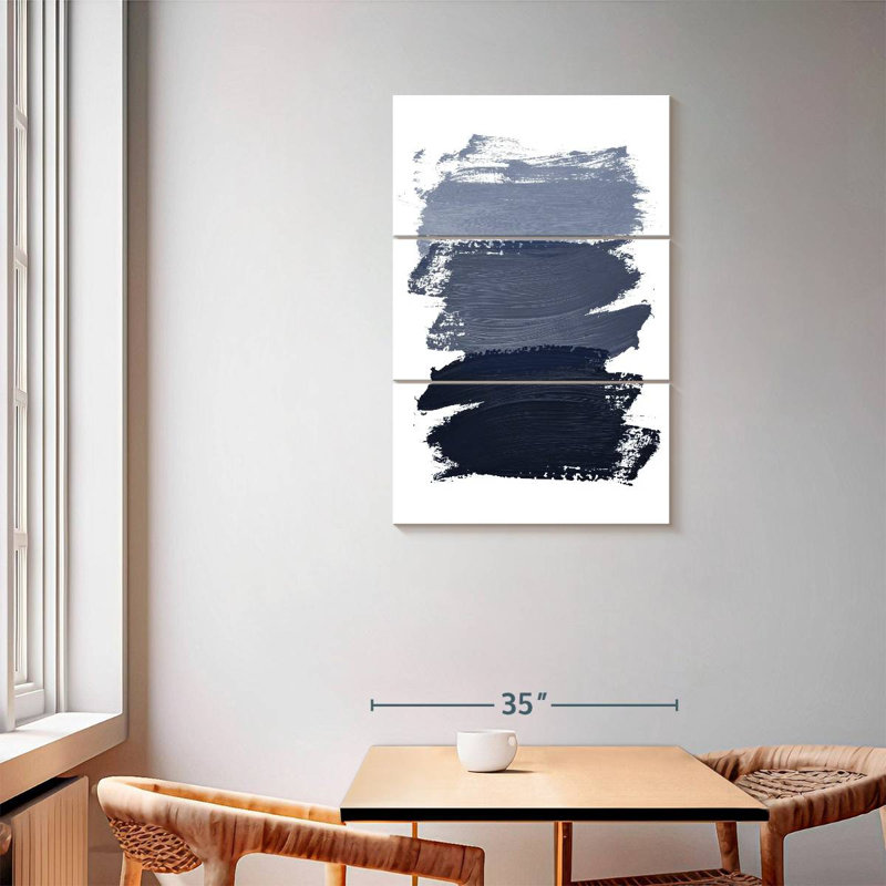 Avery Blue Paint, 57" H x 36" W