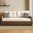 Beige Modern Minimalist Corduroy Sofa Bed with Cushions-404937457